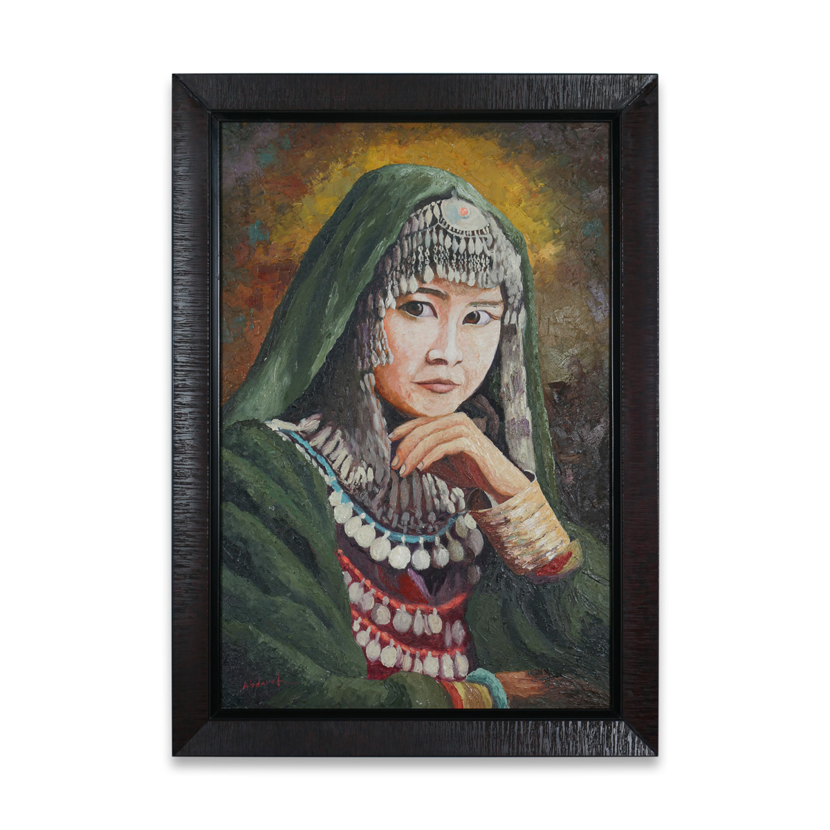 Hazara Bride Portrait Art Work | Wall-Hanging Painting