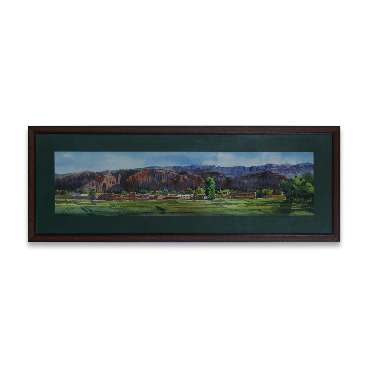Bamyan Buddha Art work | Bamyan Statue Landscape Painting