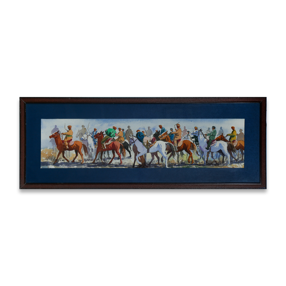 Village Horse Ridders Art work | Portrait Wall-Hanging Painting