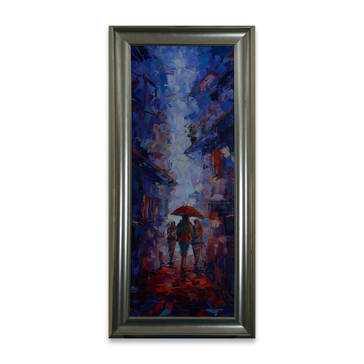 Kabul Old Bazar Landscape Painting | Wall Artwork