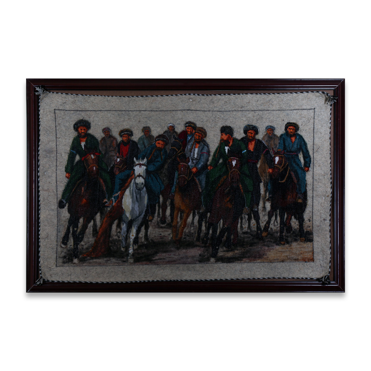 Buzkashi Game Artwork | Afghan National Game Painting