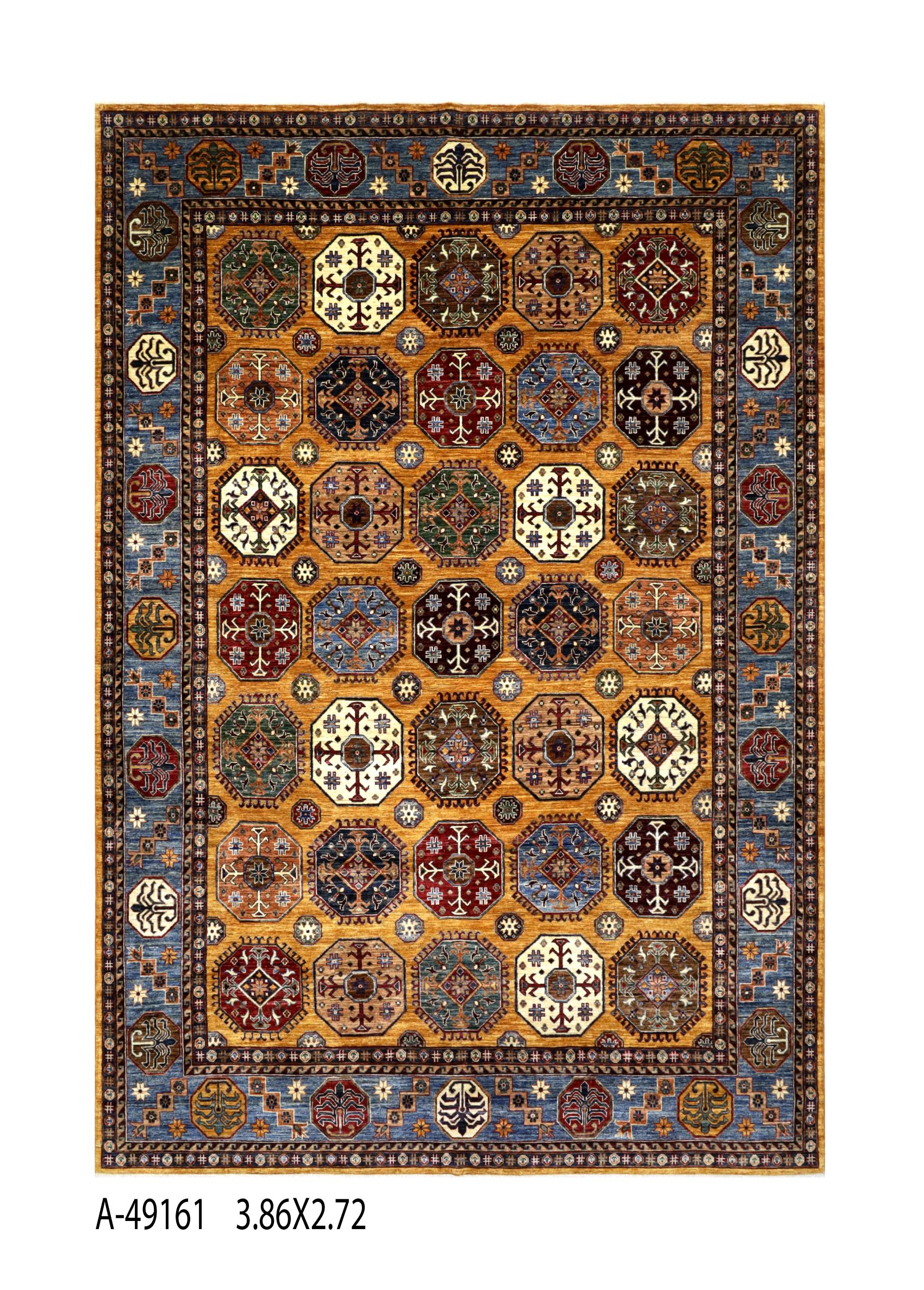 Handmade, Elephant Feet Afghan Knot Carpet, Original Handwoven,Natural.