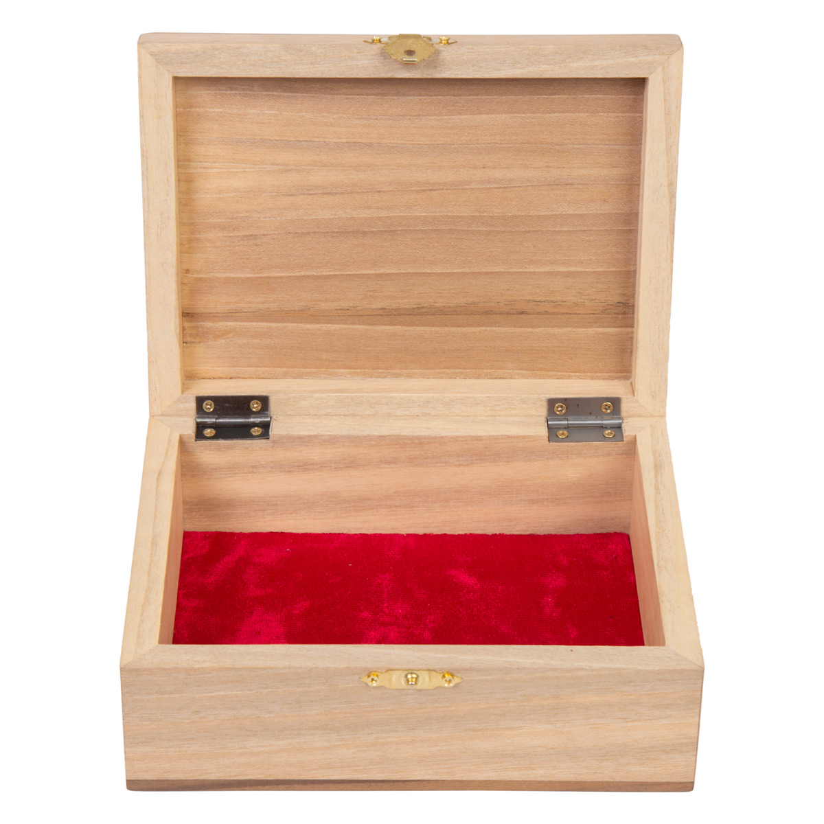Walnut Wood Jewel Box | Rectangle Engraved Jewelry Box