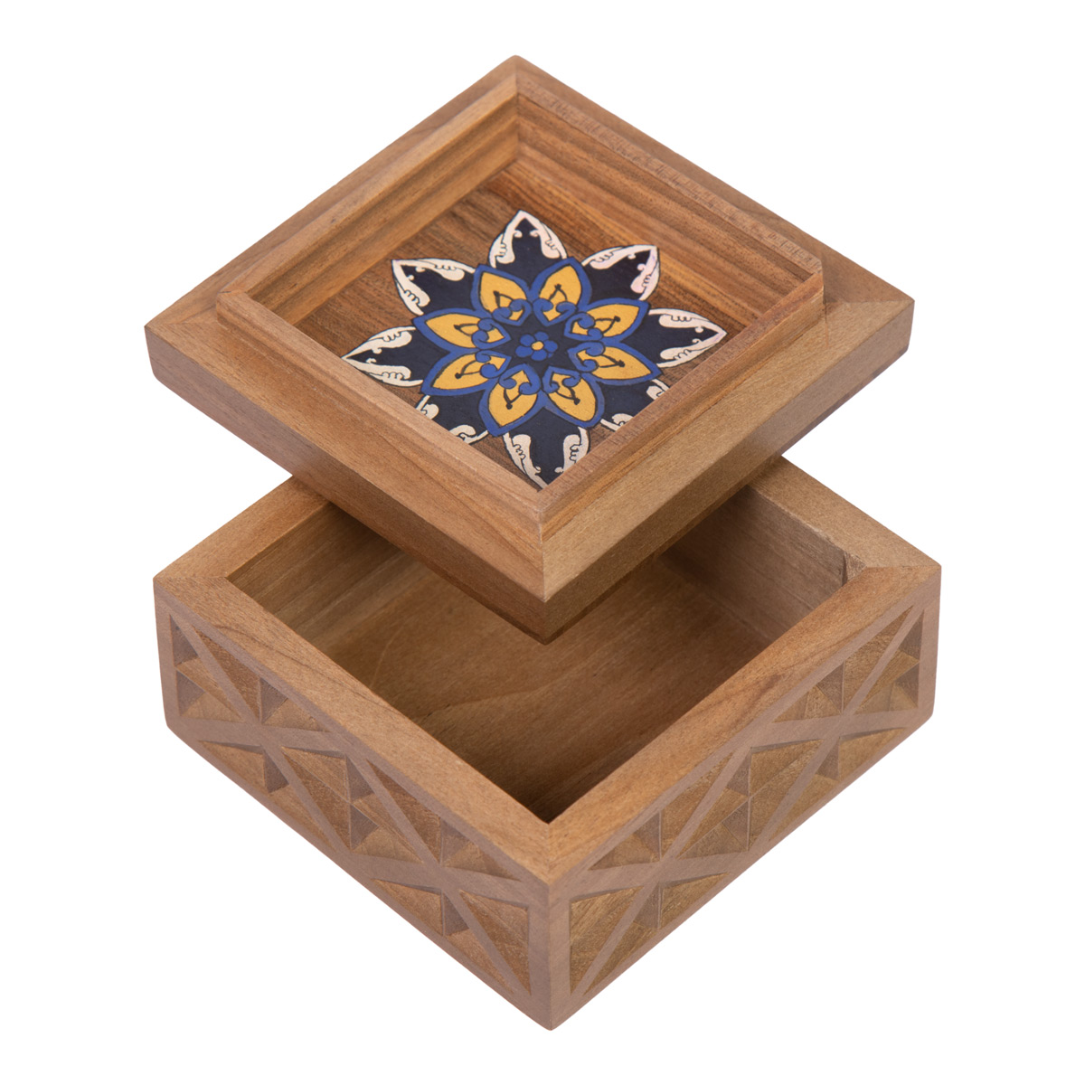 Walnut Wood Gift Box | Miniatured Handmade Gift box 