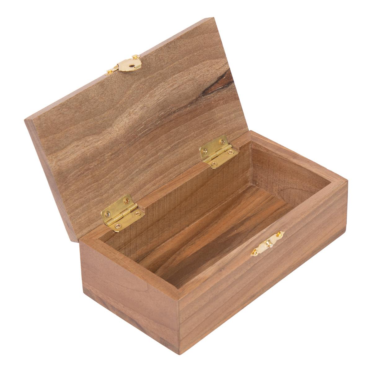 Walnut Wooden Watch Box | Rectangle Nuristani Jewel Box