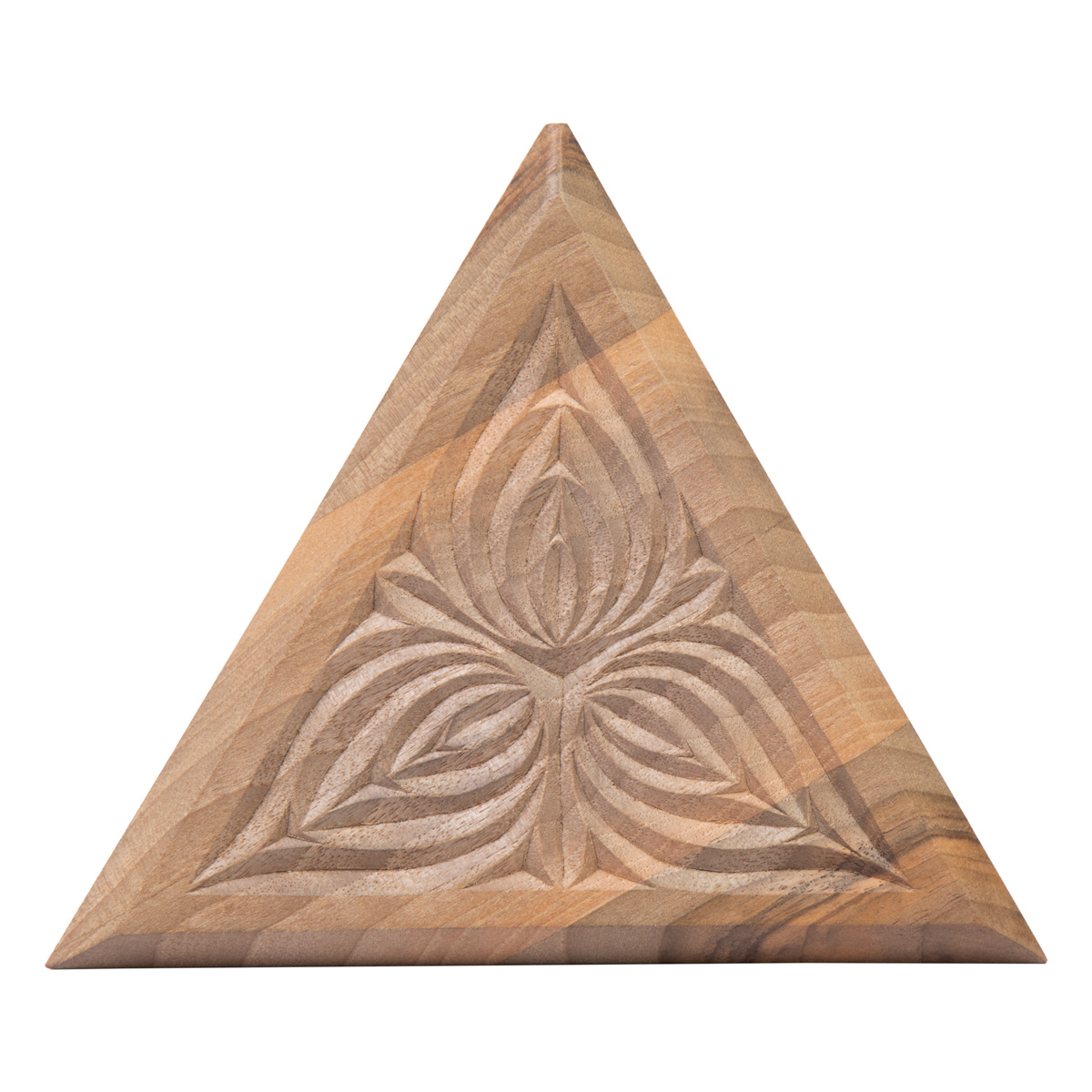 Walnut Wooden Gift Box | Handmade Triangle Box