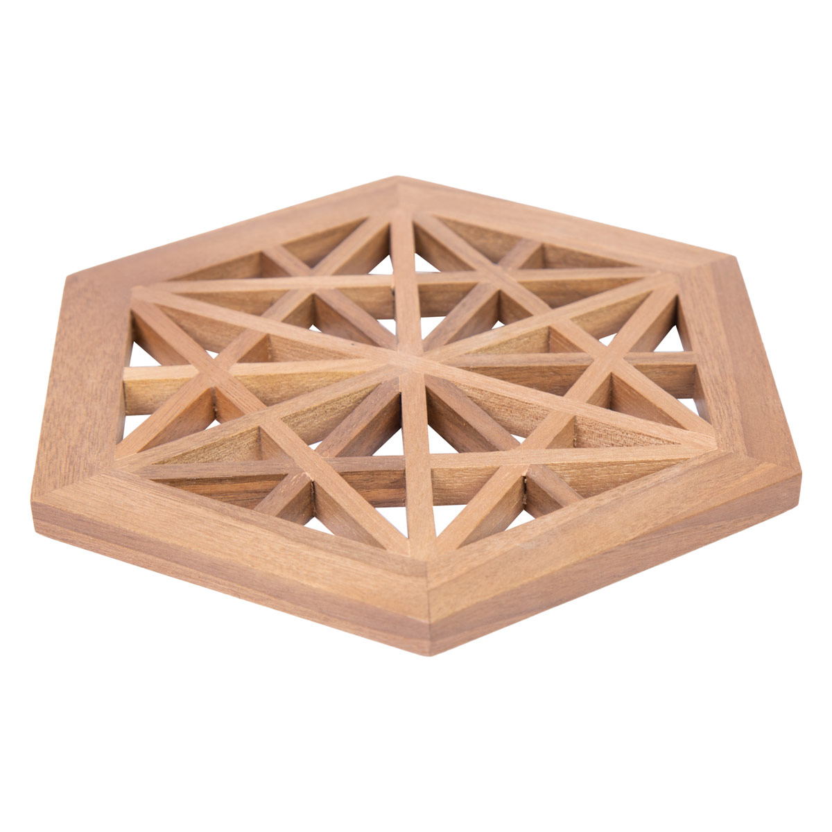 Walnut Wooden Saucer Plate | Wooden Carved Saucer Plate
