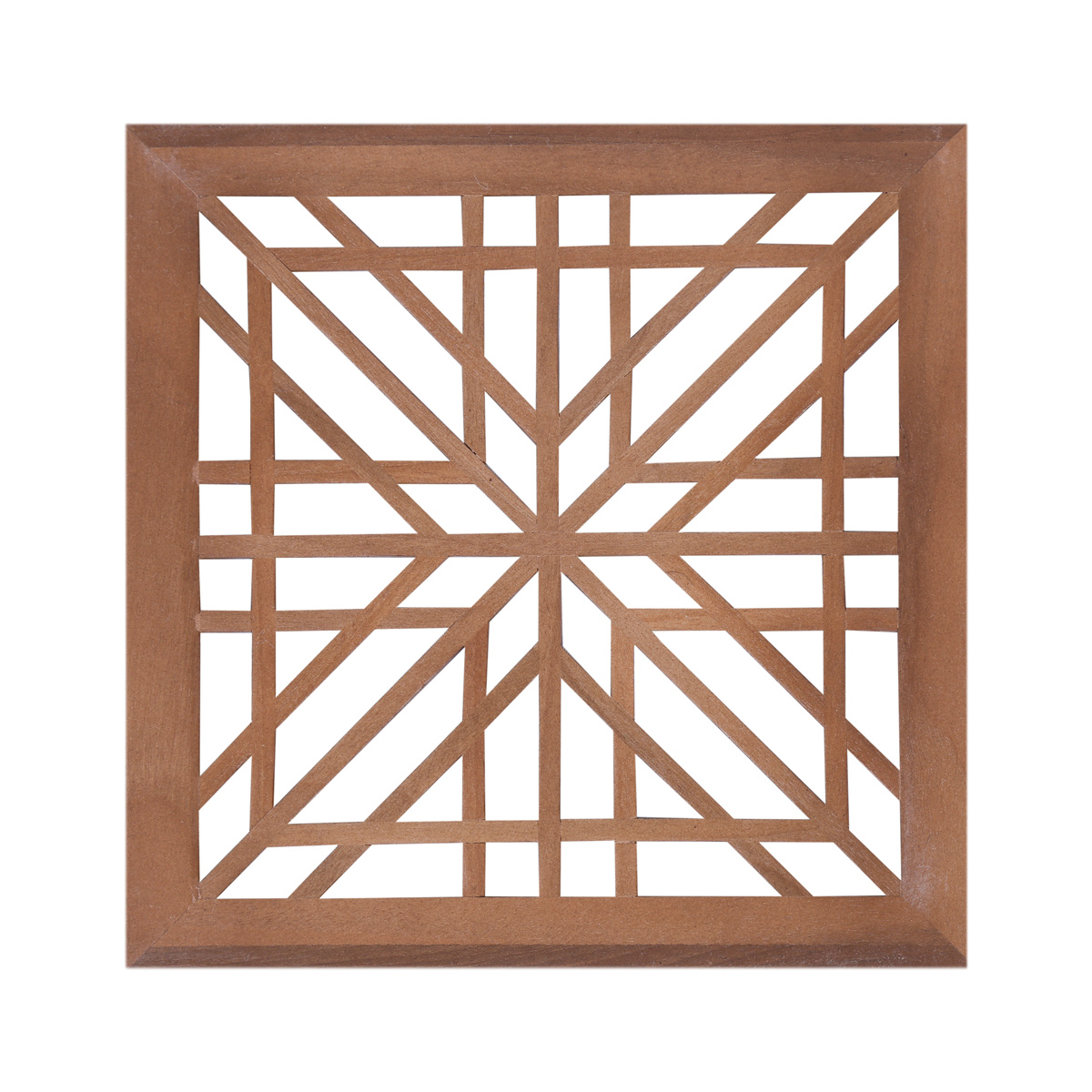 Walnut Wooden Wall Frame | Carved Wall Panel