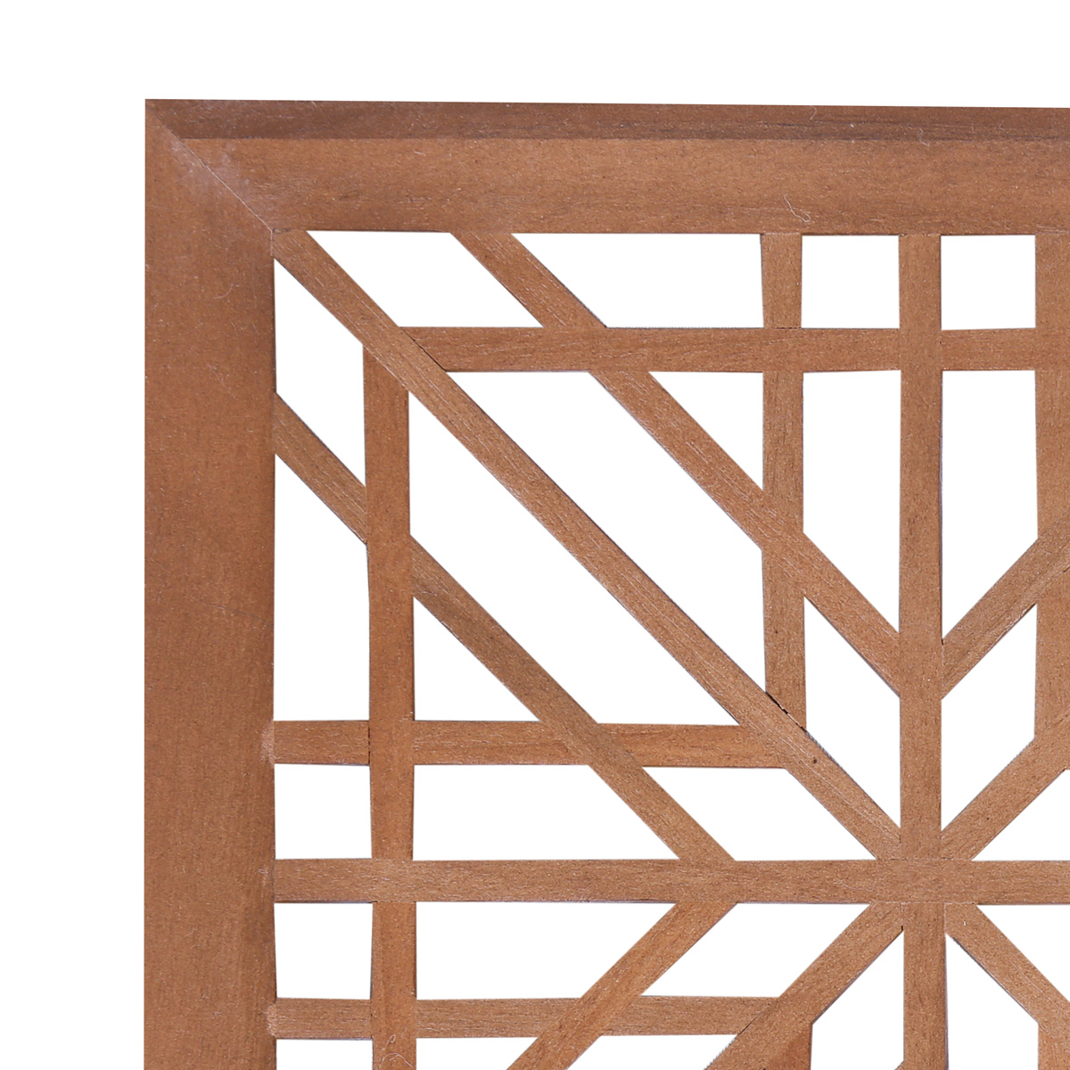 Walnut Wooden Wall Frame | Carved Wall Panel