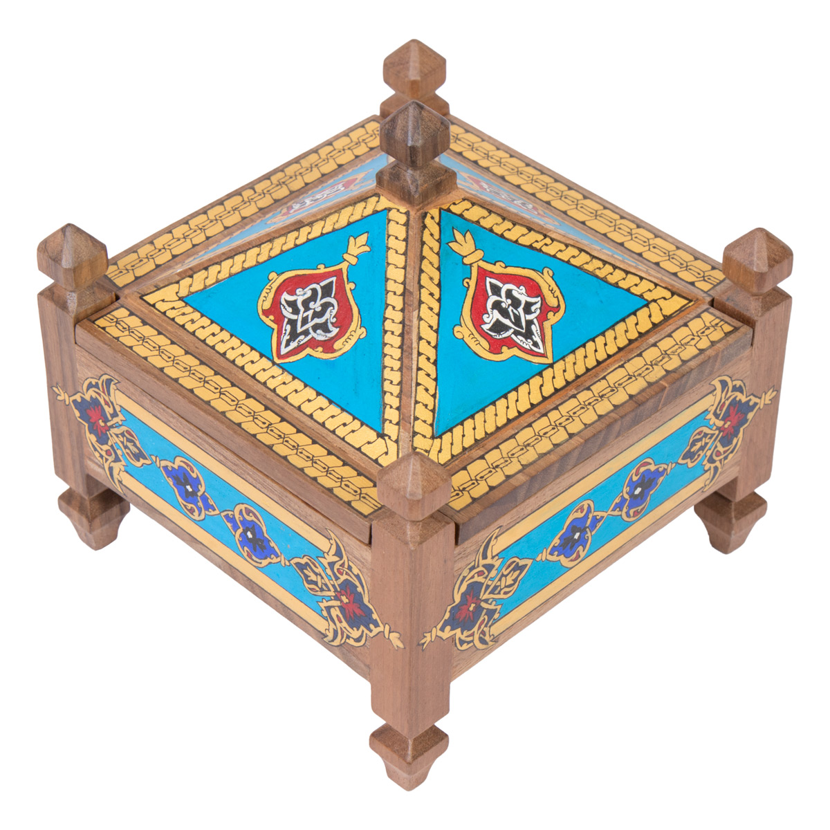 Walnut Wood Dry Fruit Box | Antique Chocolate Box