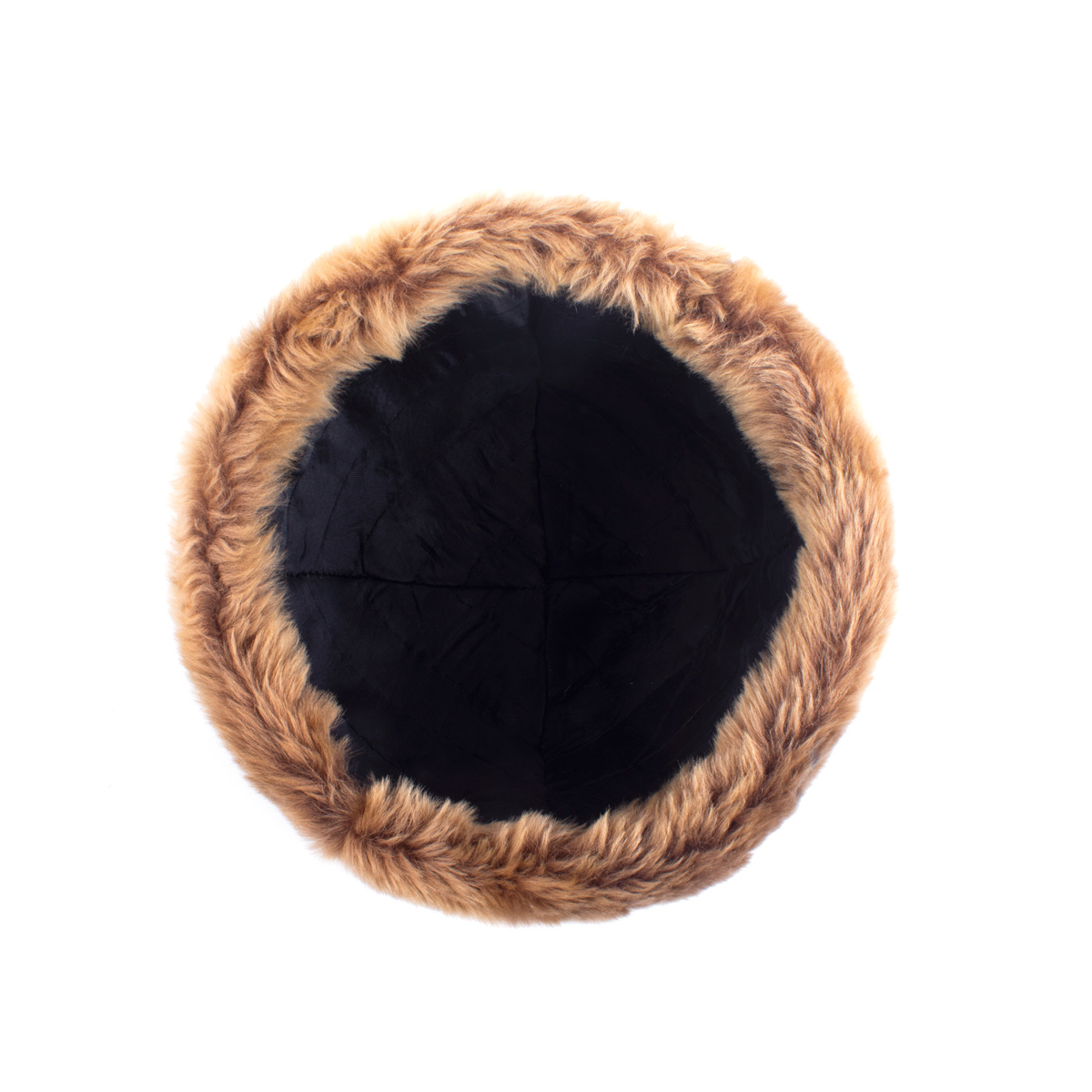 Blackish Brown Nuristani Tribal Hat | Handmade Wool Winter Hat