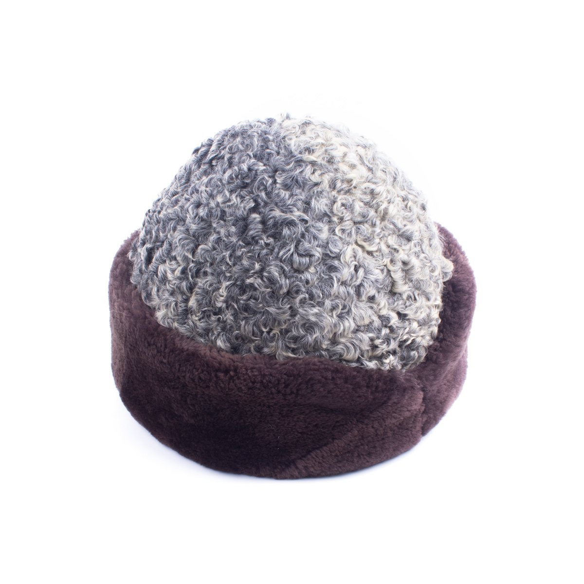 Lilac Nuristani Tribal Pakol | Handmade Woolen Winter Hat