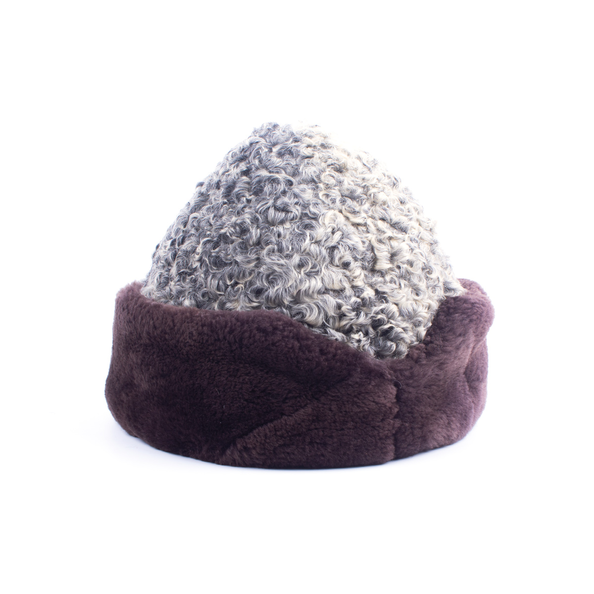 Lilac Nuristani Tribal Pakol | Handmade Woolen Winter Hat