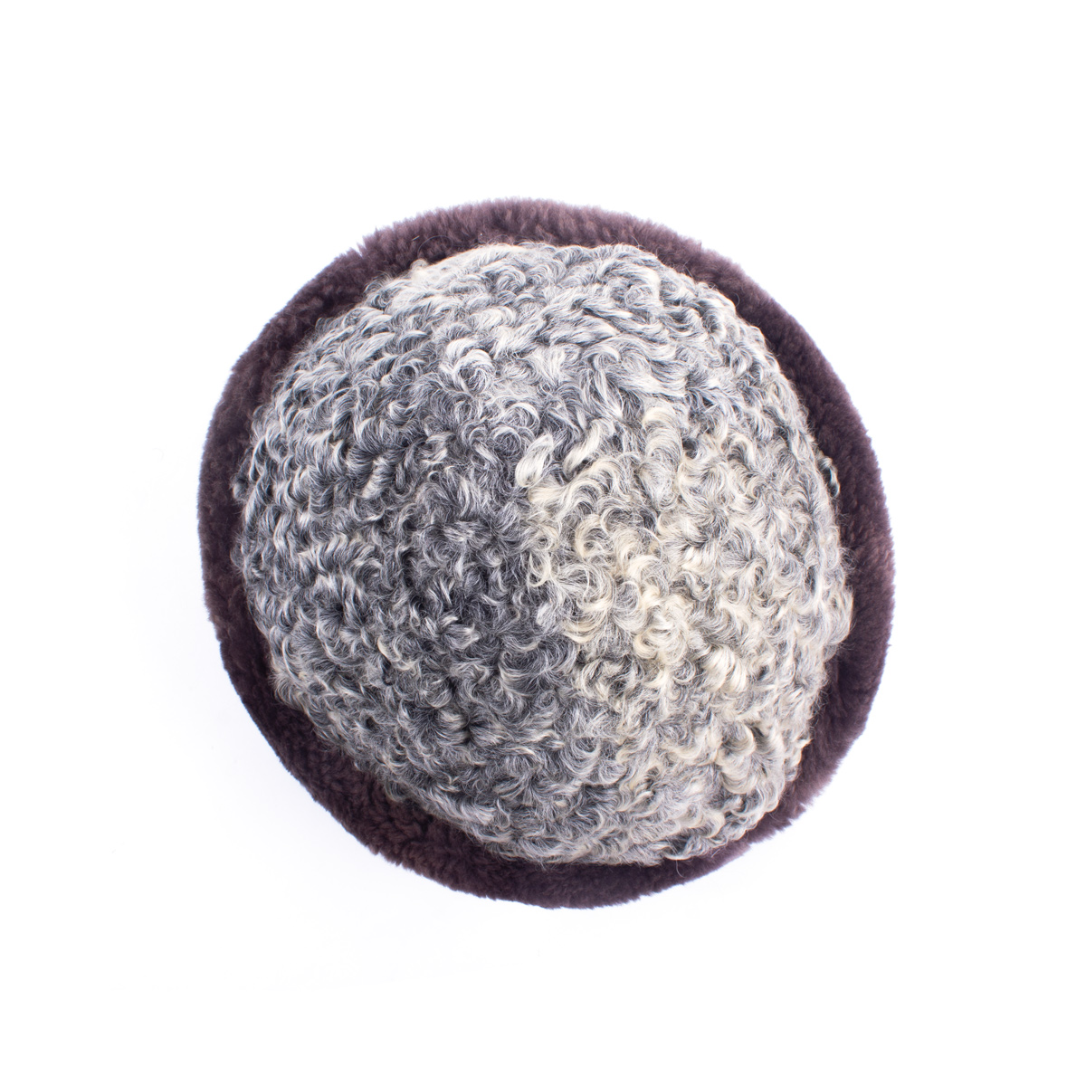 Lilac Nuristani Tribal Pakol | Handmade Woolen Winter Hat