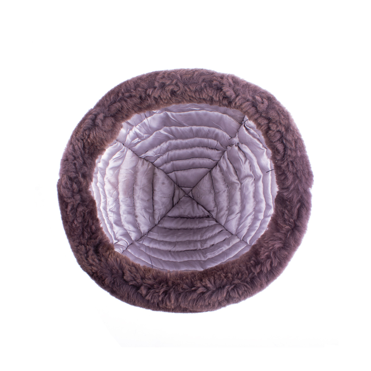 Lilac Nuristani Tribal Pakol | Handmade Woolen Winter Hat