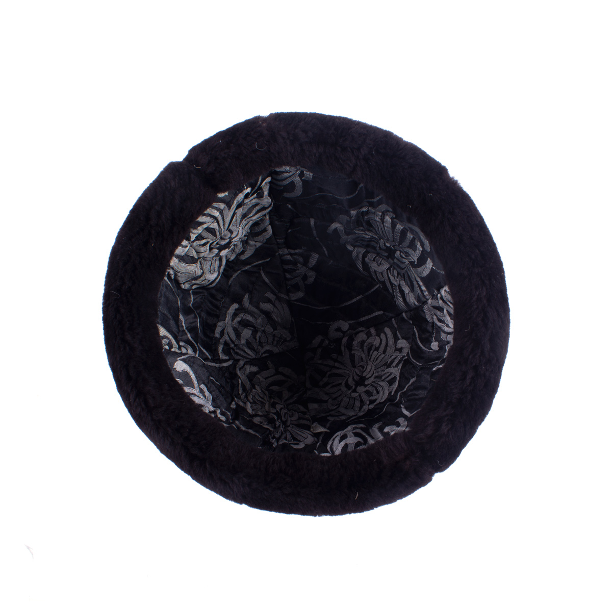 Blackish Gray Afghan Nuristani Pakol | Handmade Woolen Winter Hat