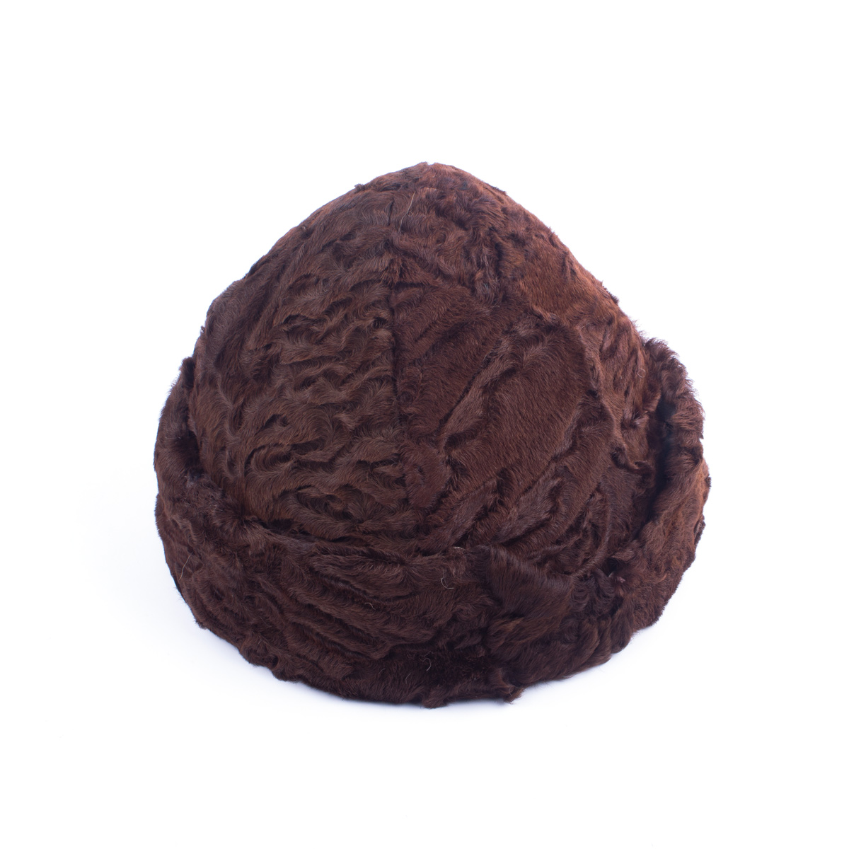 Chocolate Brown Nuristani Pakol | Handmade Winter Hat