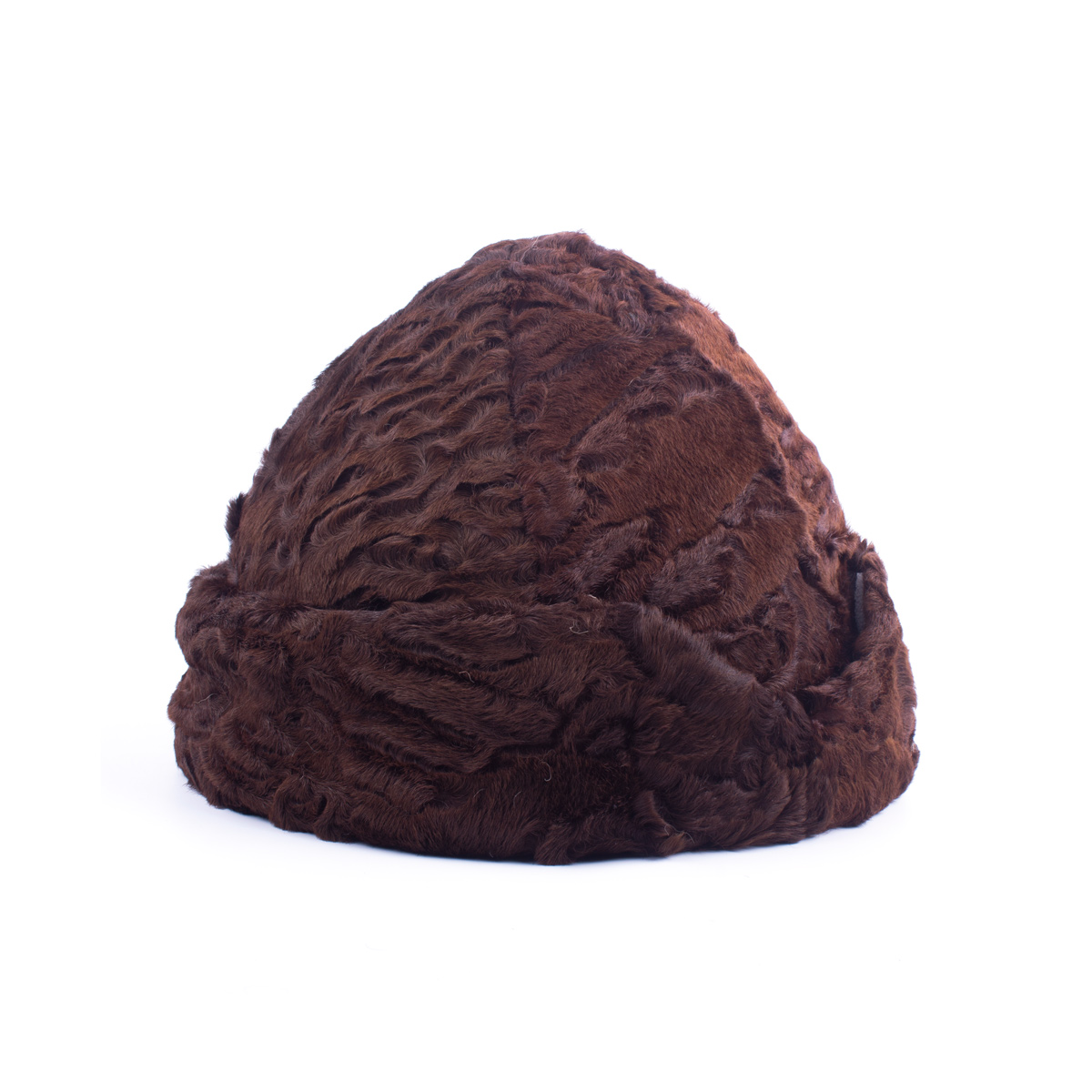 Chocolate Brown Nuristani Pakol | Handmade Winter Hat