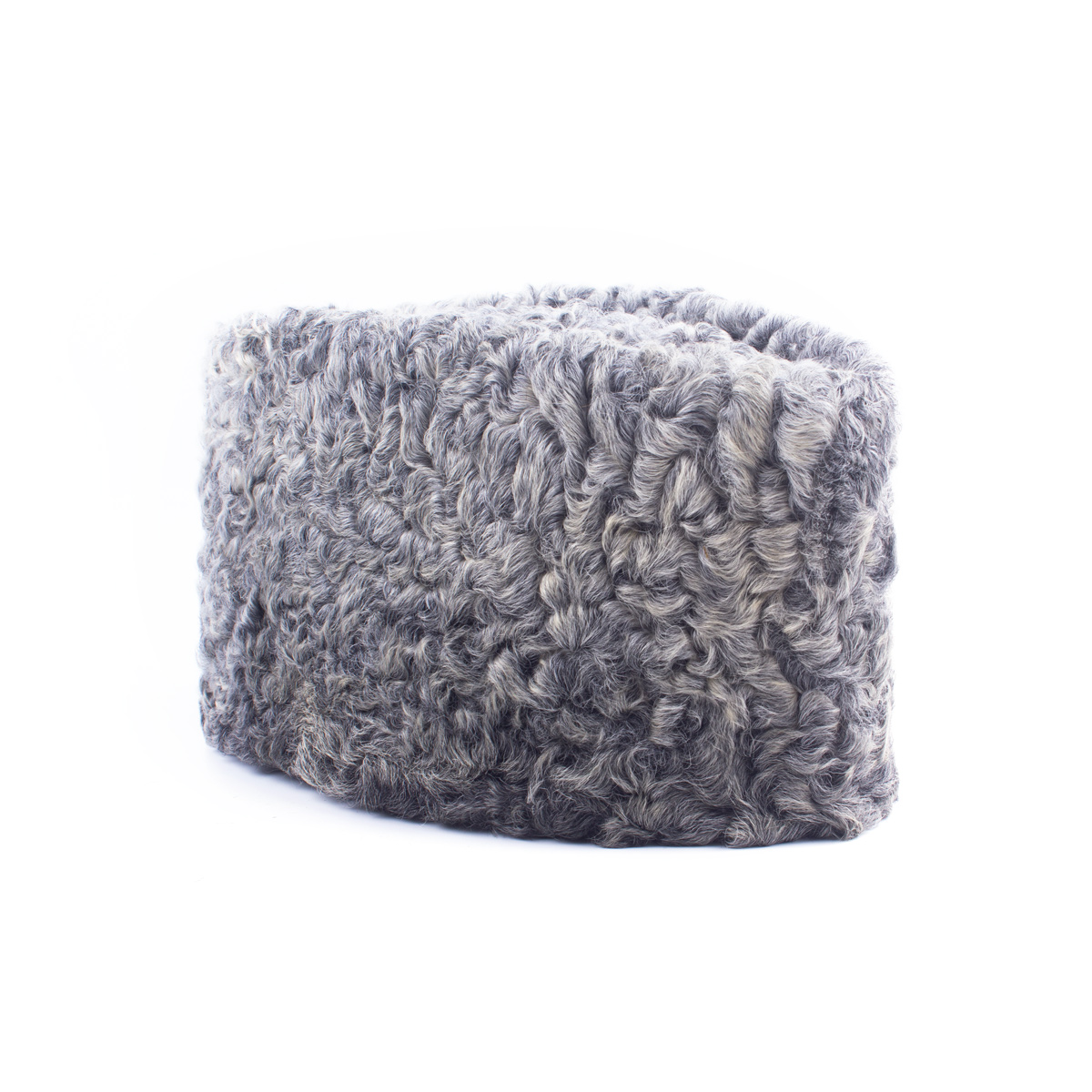 Gray Nuristani Karaku Pakol | Handmade Woolen Winter hat
