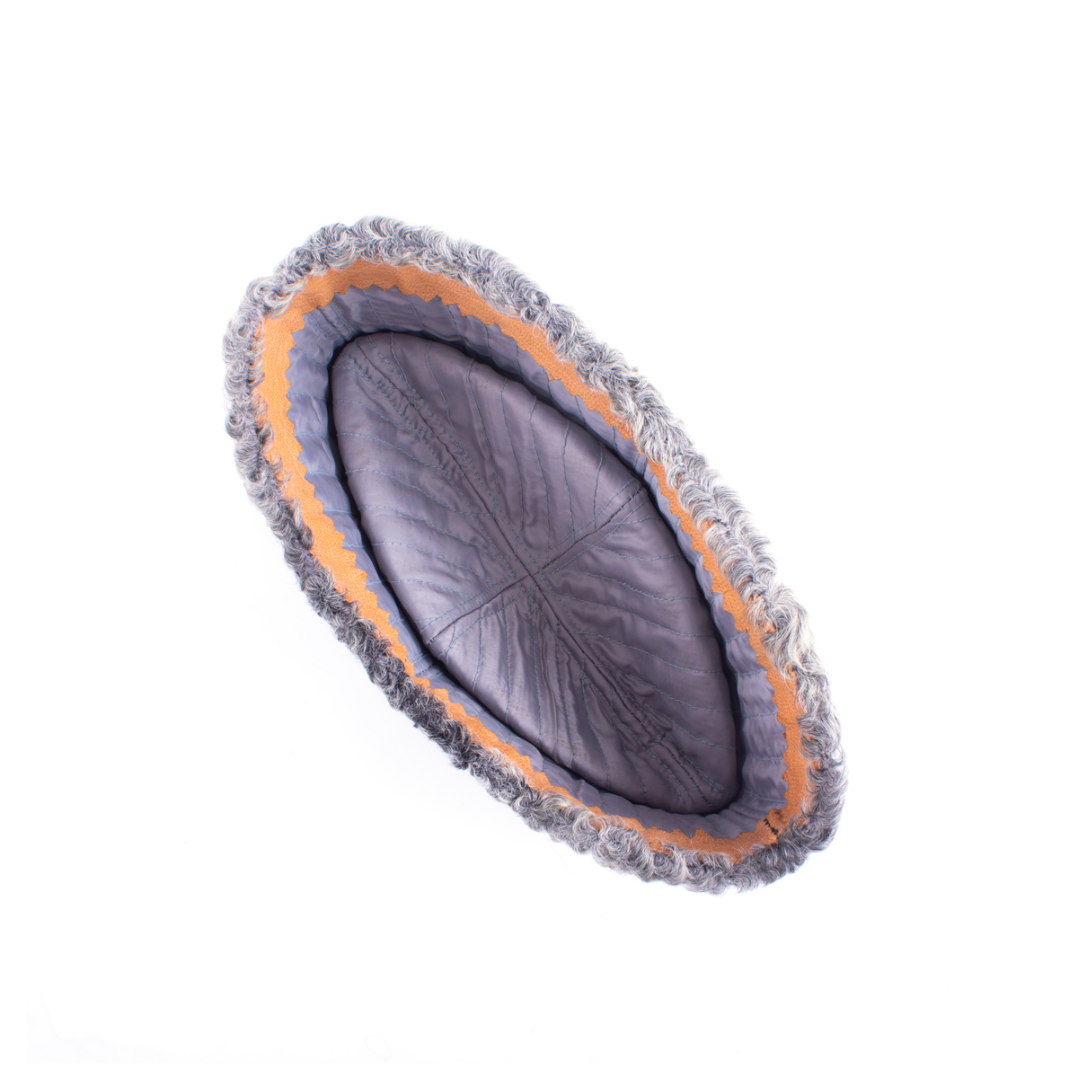 Gray Nuristani Karaku Pakol | Handmade Tribal Woolen Hat