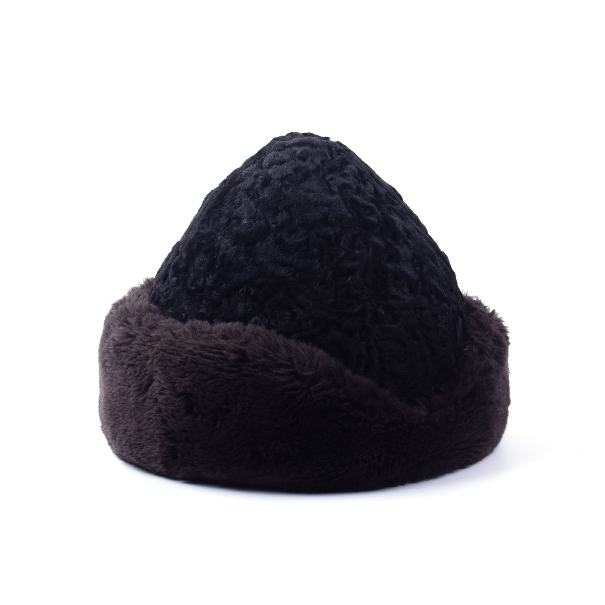 Black Classic Nuristani Tribal Pakol | Handmade Woolen Winter Hat