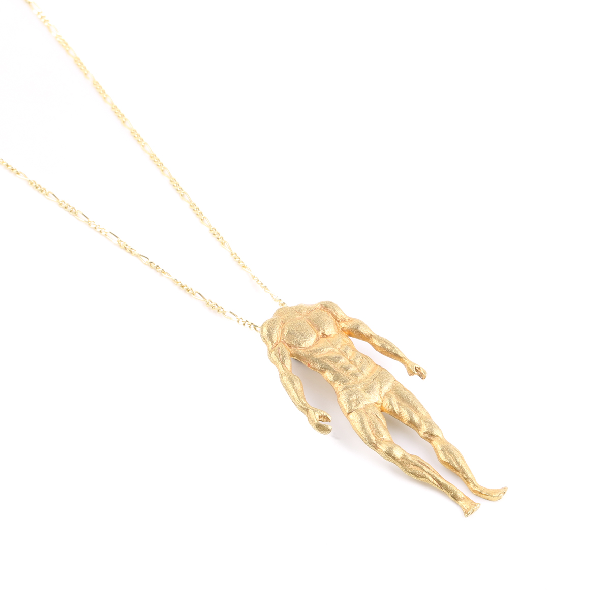 Body Figured Necklace | Brass Gold Plated Necklace