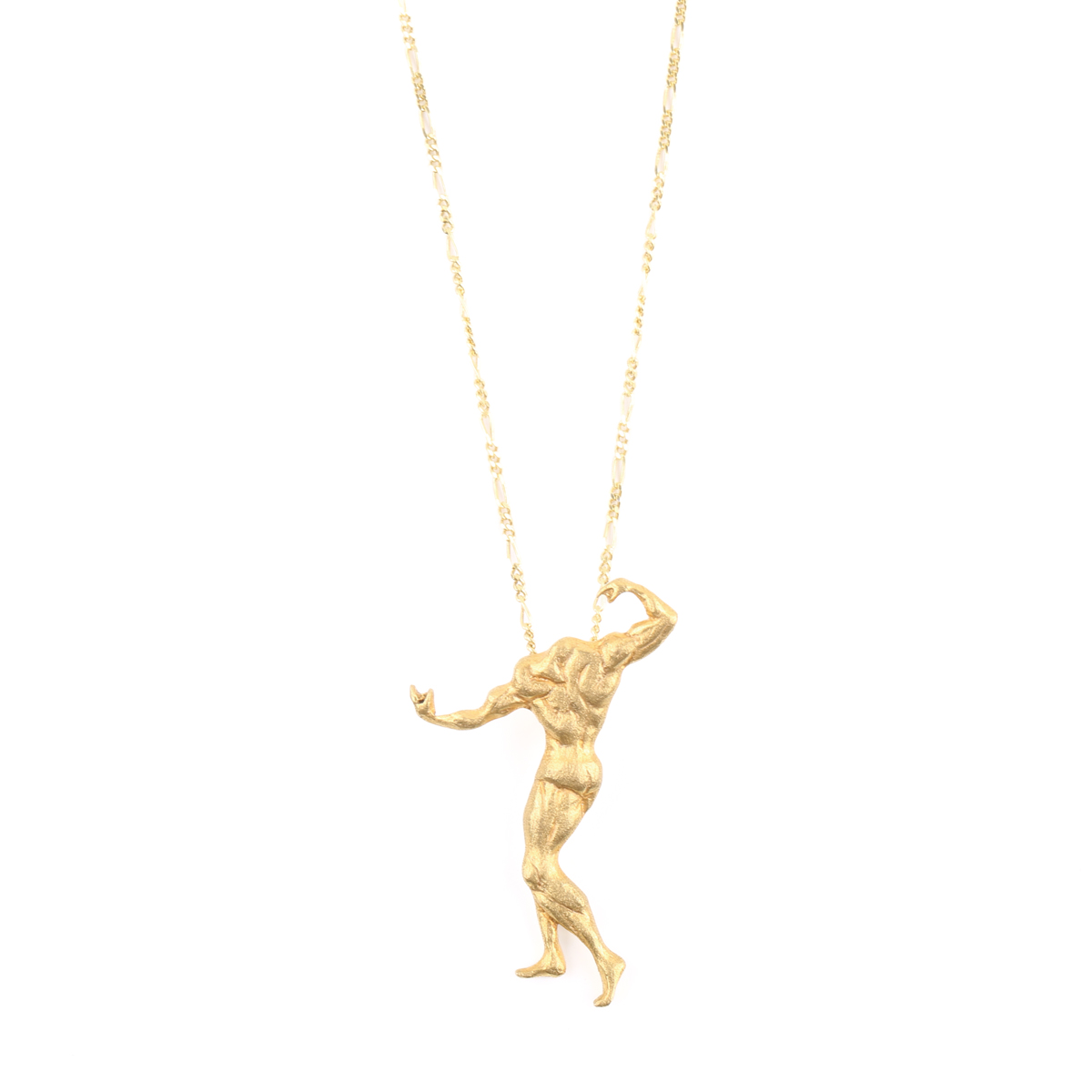Gold Plated Necklace | Brass Body Figured Necklace