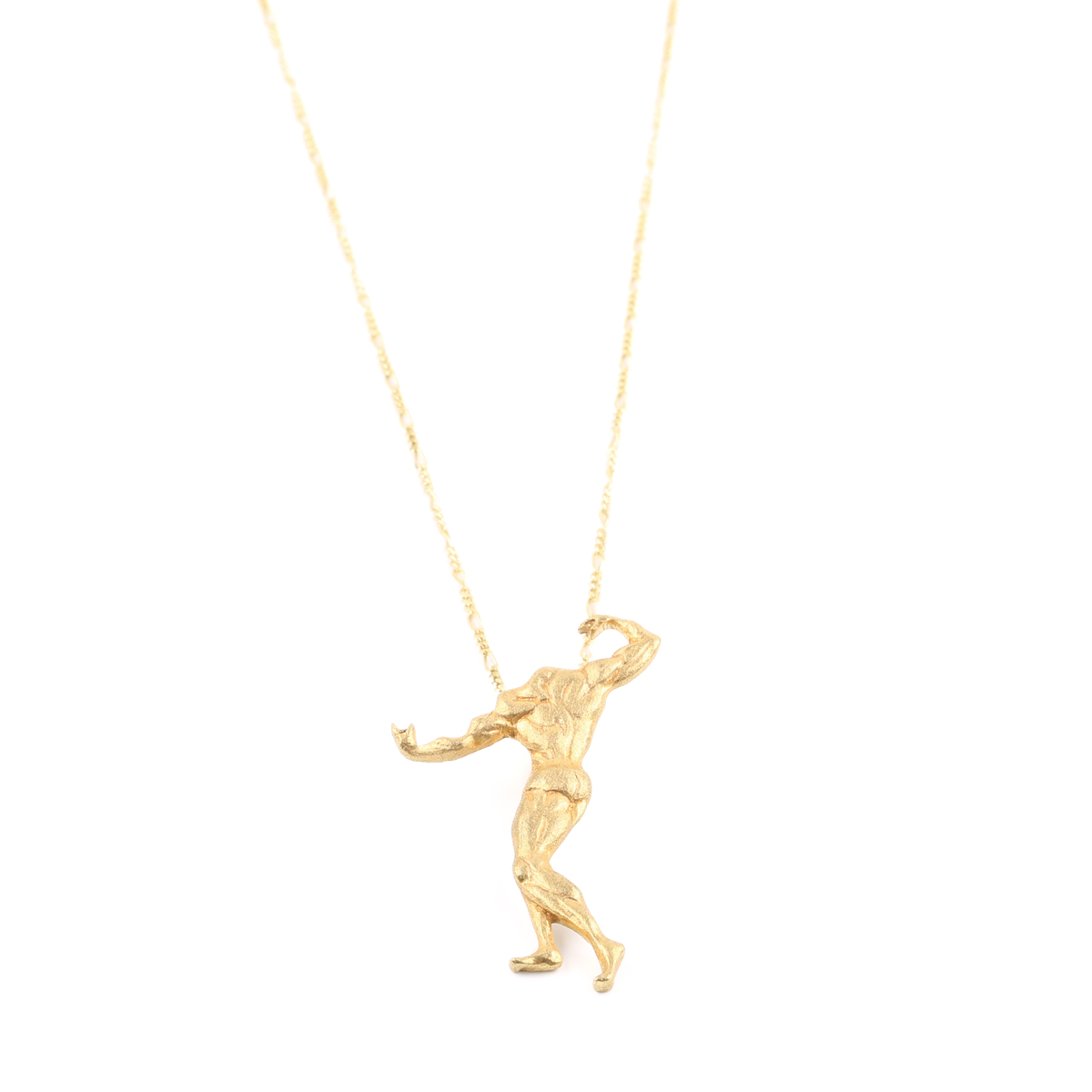Gold Plated Necklace | Brass Body Figured Necklace