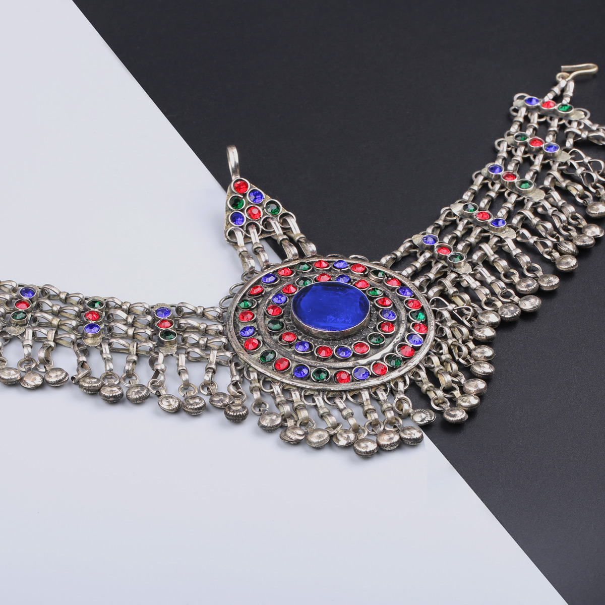 Silver Vintage Headpiece Jewelry | Tribal Handmade Mathapati