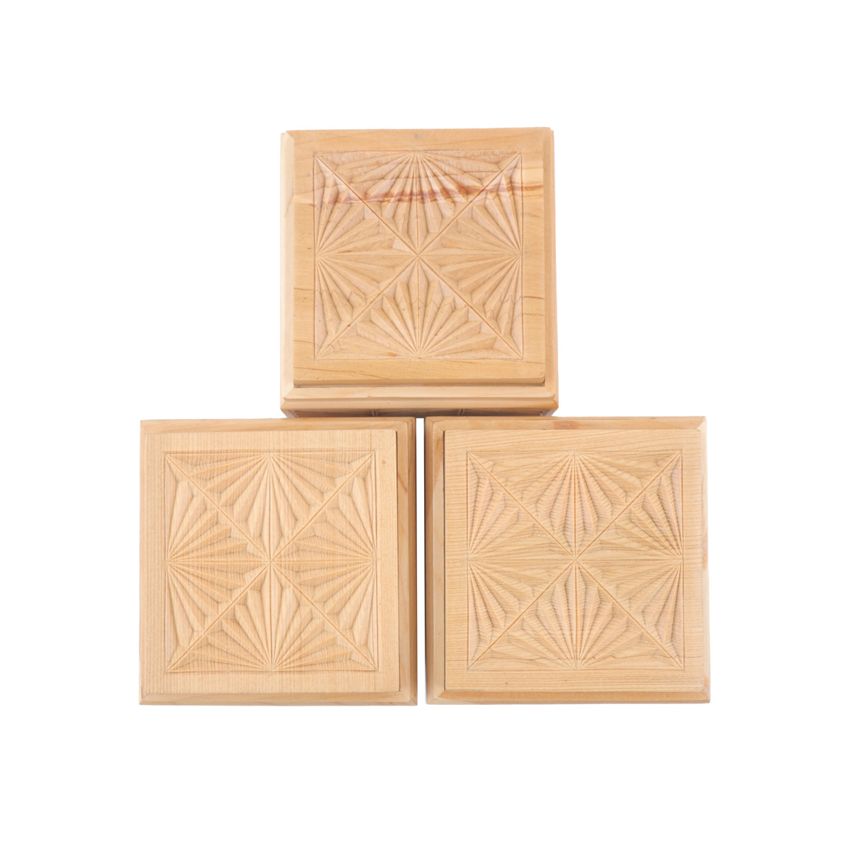Wooden Kitchen Set | Carved Mini Dining Boxes