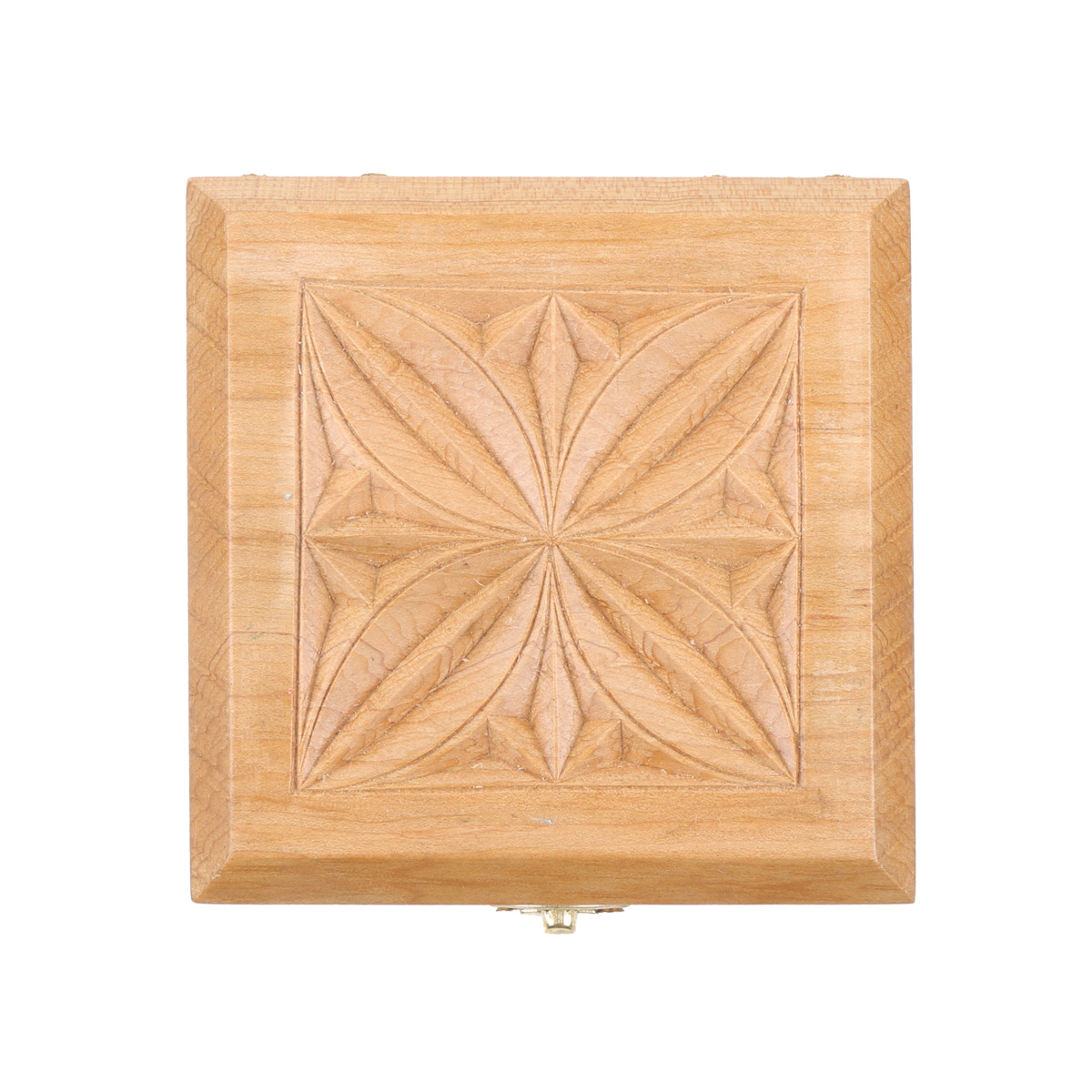 Archa Wooden Watch Box | Square Carved Mini Gift Box