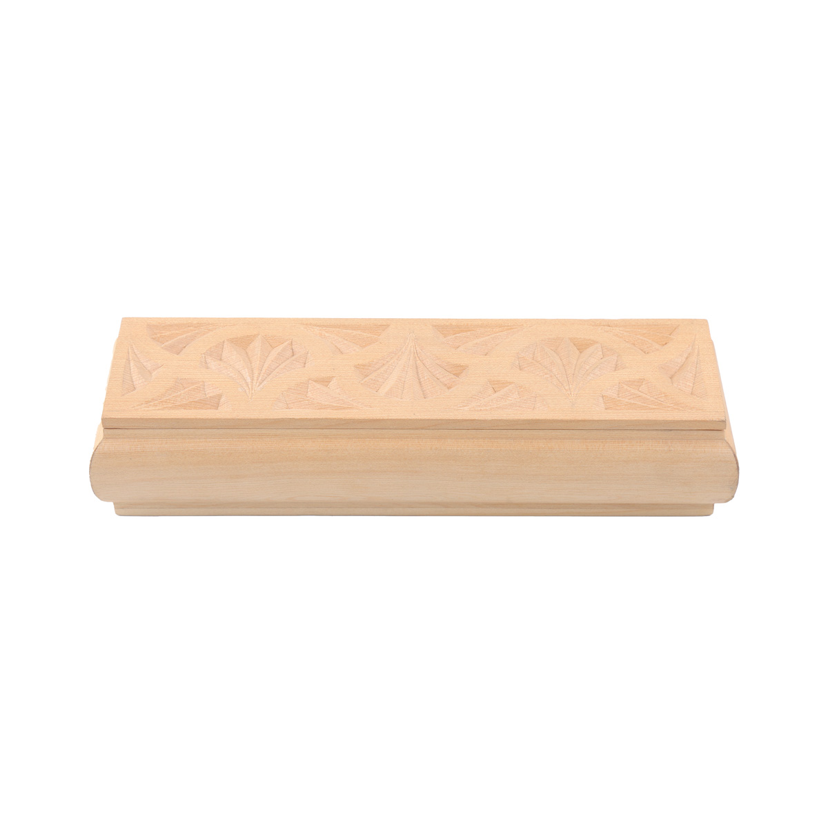 Archa Wooden Carved Jewel Box | Rectangle Pen Box
