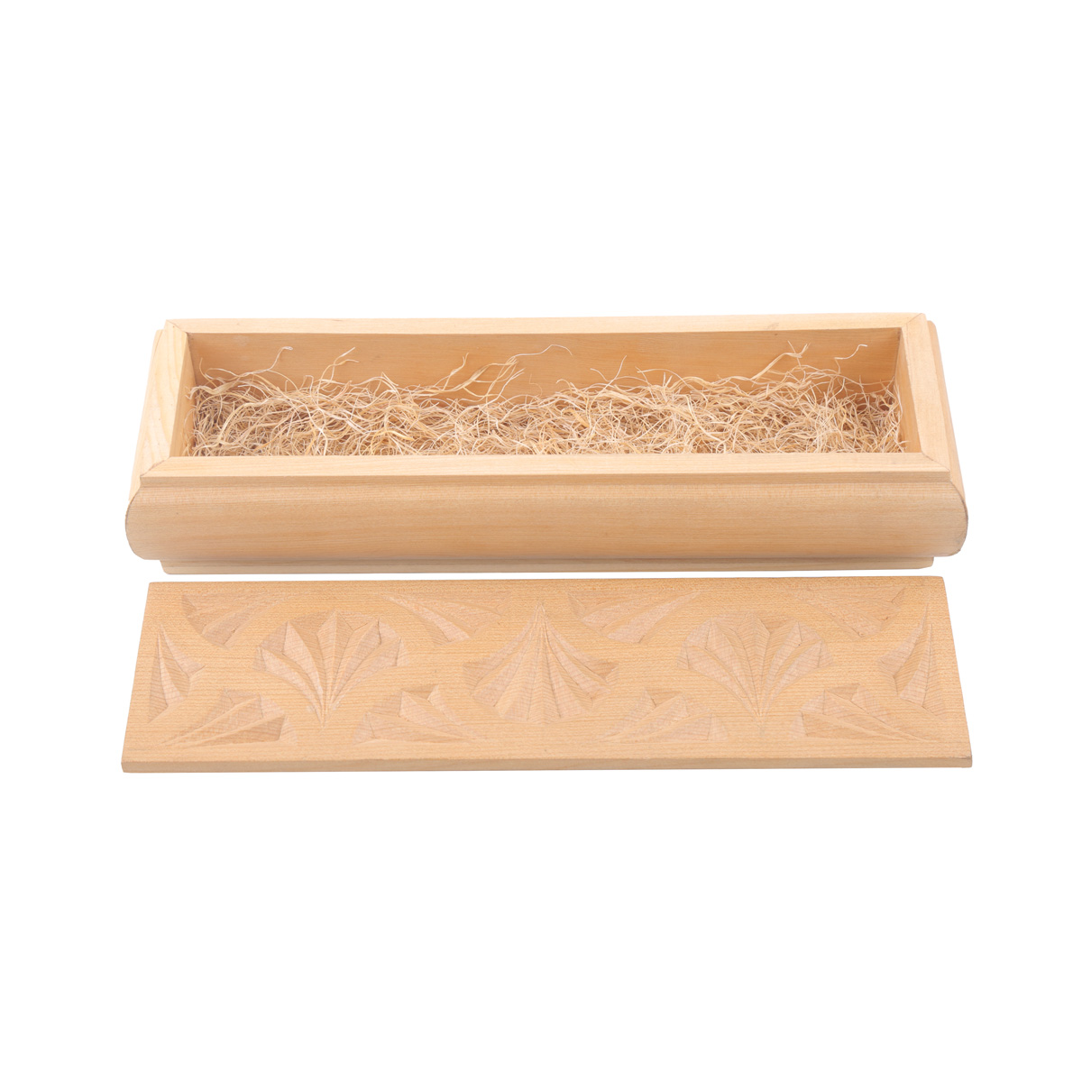 Archa Wooden Carved Jewel Box | Rectangle Pen Box