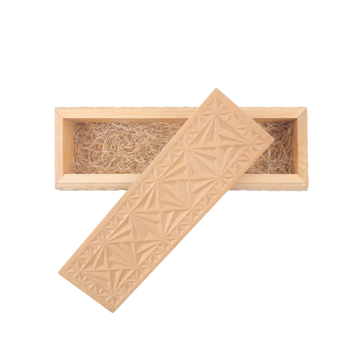 Archa Carved Pen Box | Rectangle Jewel Box