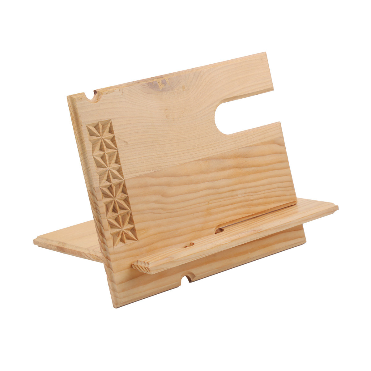 Archa Wood Table Organizer Stand | Wooden Book Stand