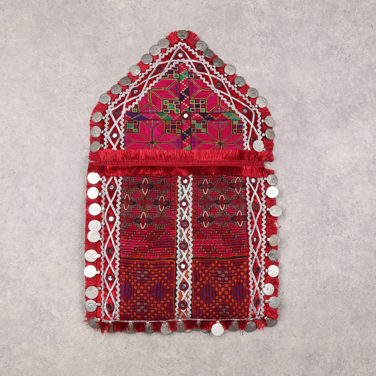 Hand Embroidered Antique Envelope Handbag
