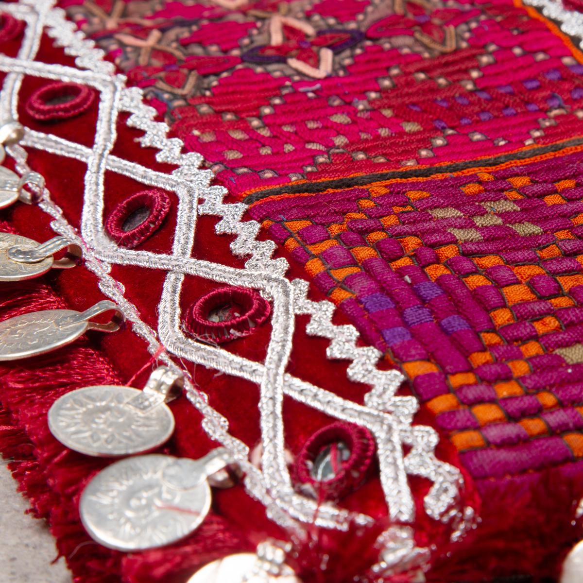 Hand Embroidered Antique Envelope Handbag