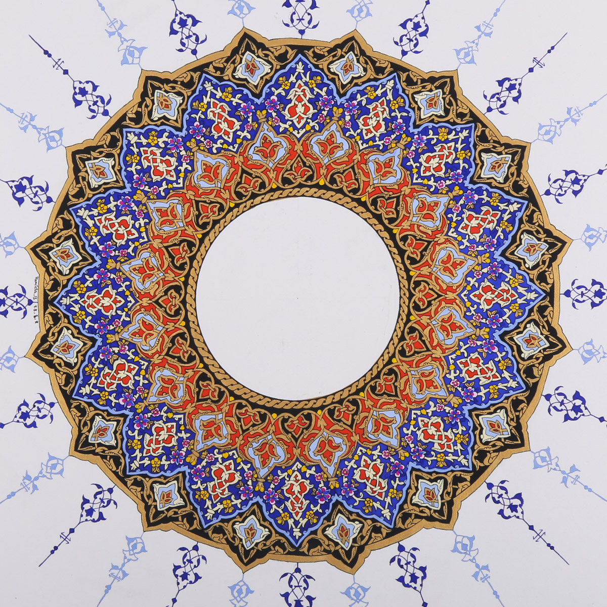 Islamic Solo Mandala Artwork | Behzad Mandala Artwork