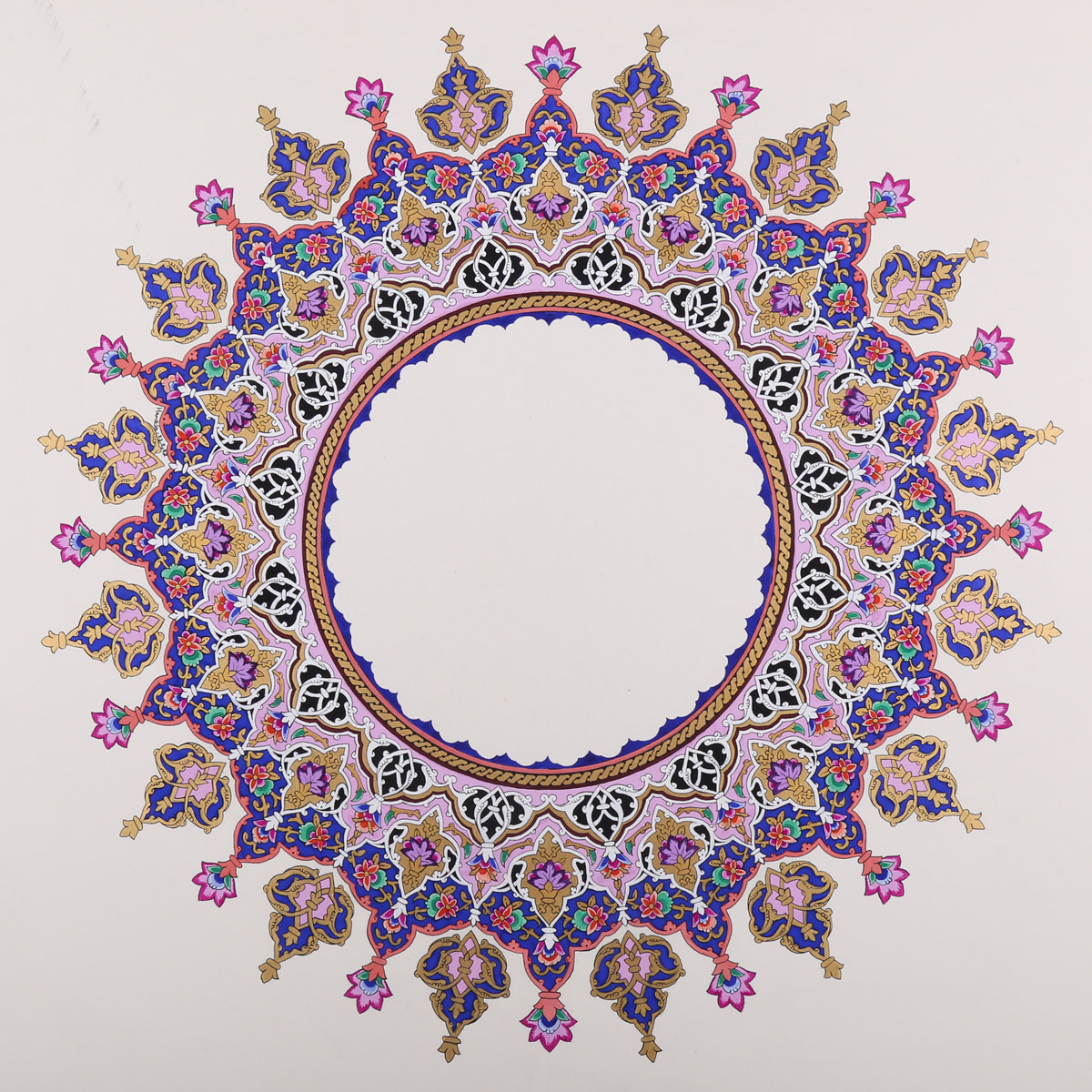 Islamic Mandala Art | Behzad Mandala Artwork