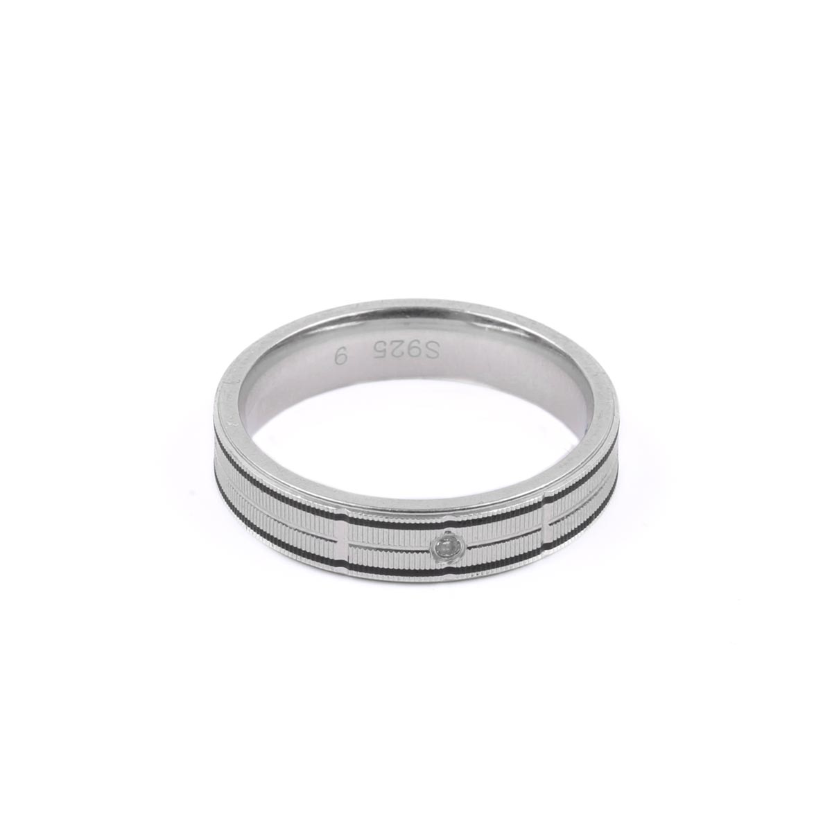 Silver Elegant Engagement Ring | Round Classic Engagement Ring