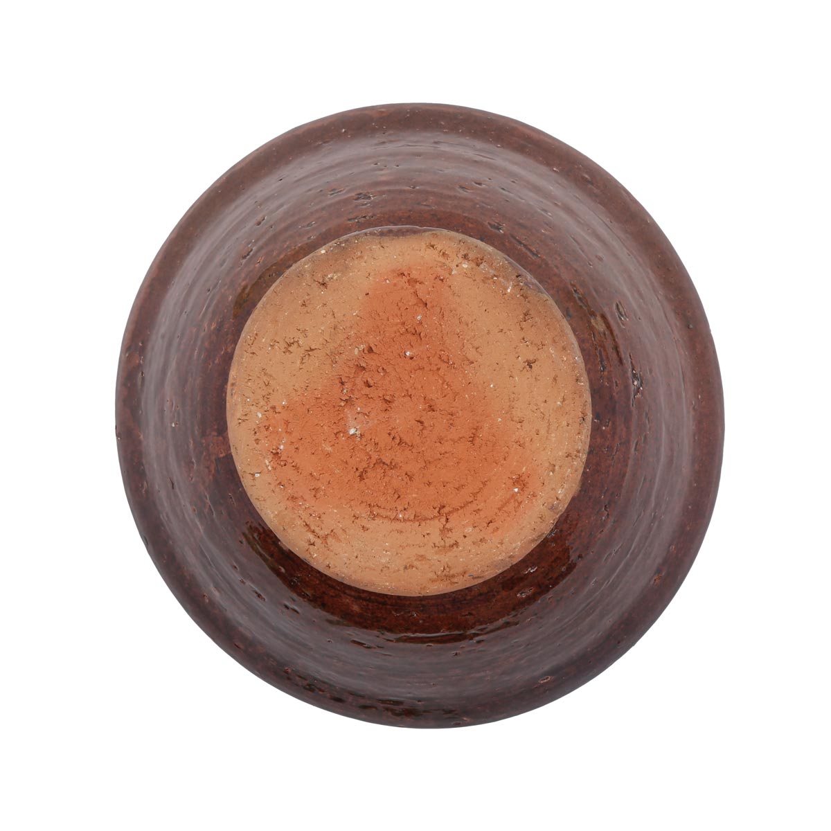 Chocolate Footed Ceramic Large Bowl | Handmade Rustic Ceramic Bowl 