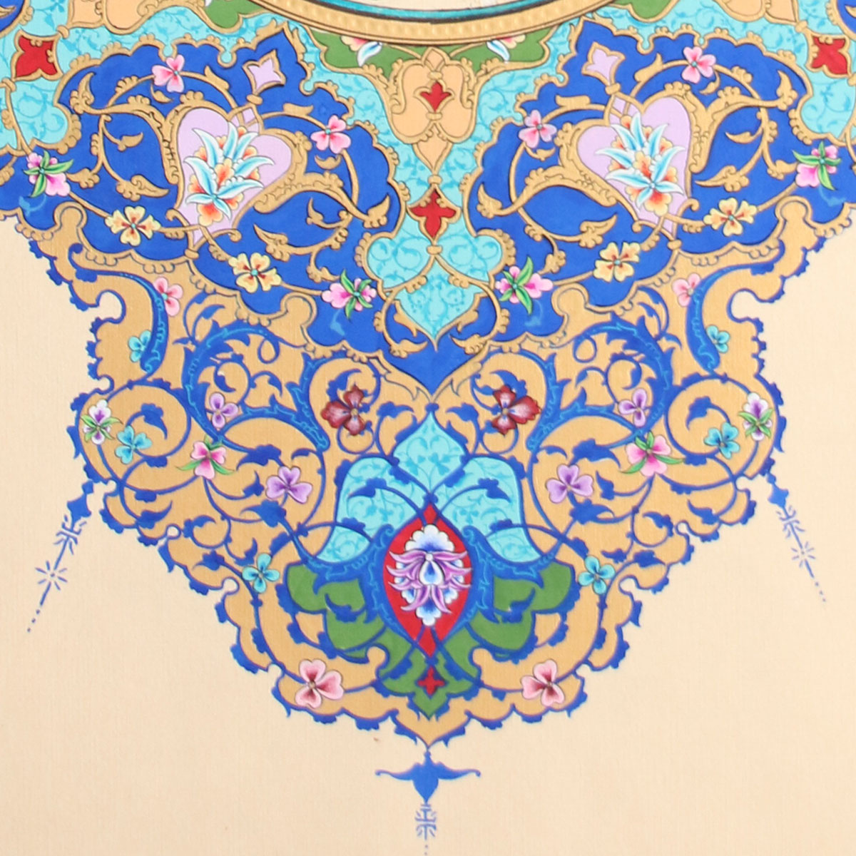Bismilah-il-rahman-rahim Verse on Miniatured Tableau