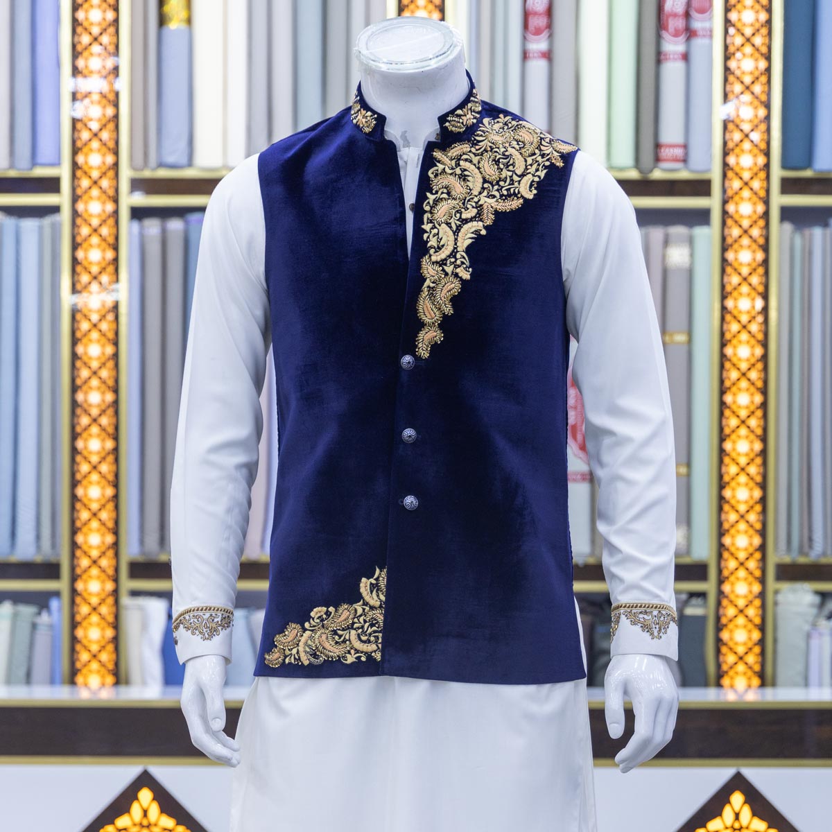 gold satin shirt dress Champagne Whispers main image 1