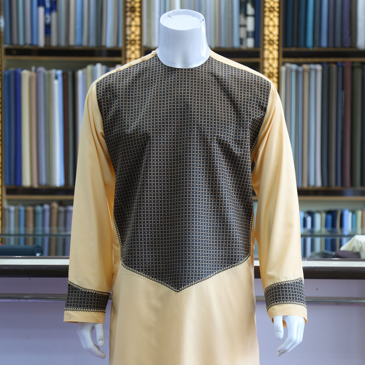 Afghani Men Clothes, Pehran Tunban, Herati design