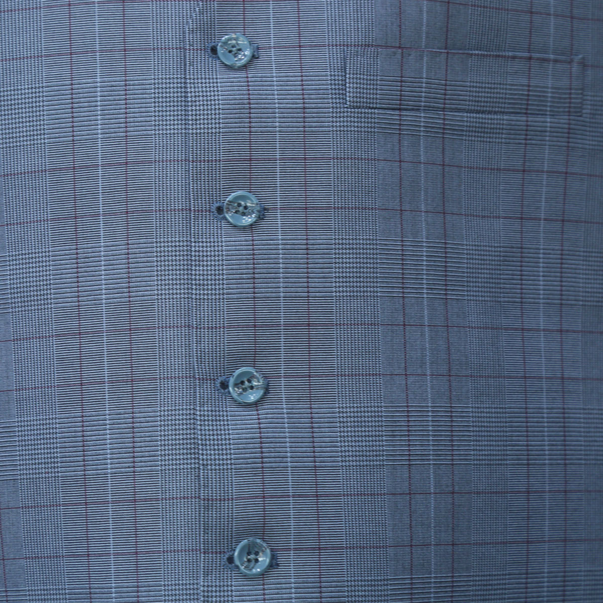 Silver Handmade Vest | Casual Wear Striped Waistcoat