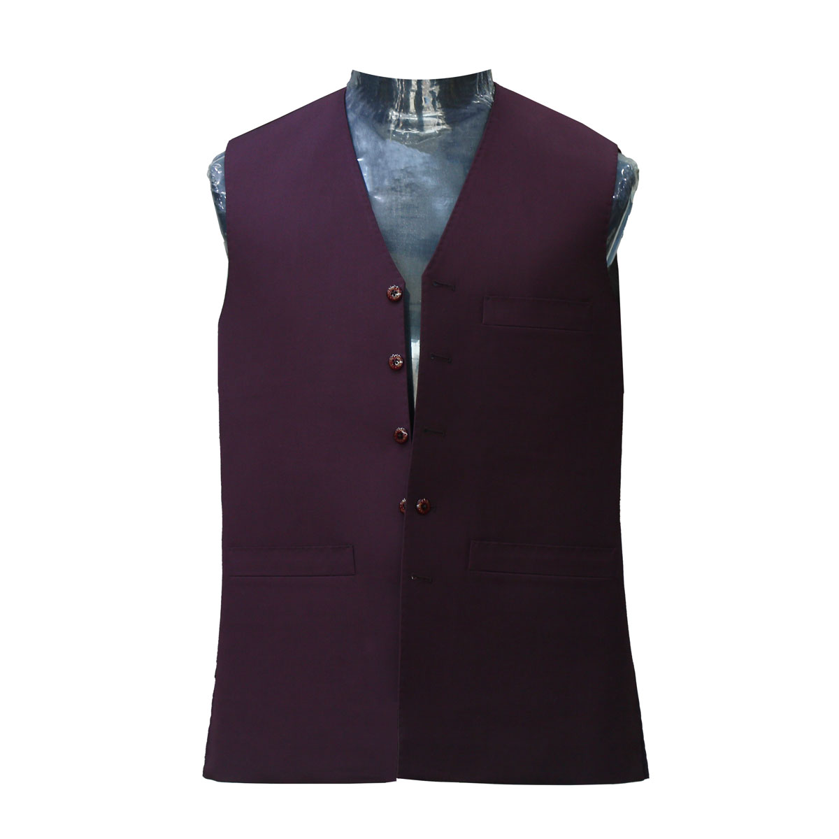 Casual Wear Waistcoat | Violet Vest