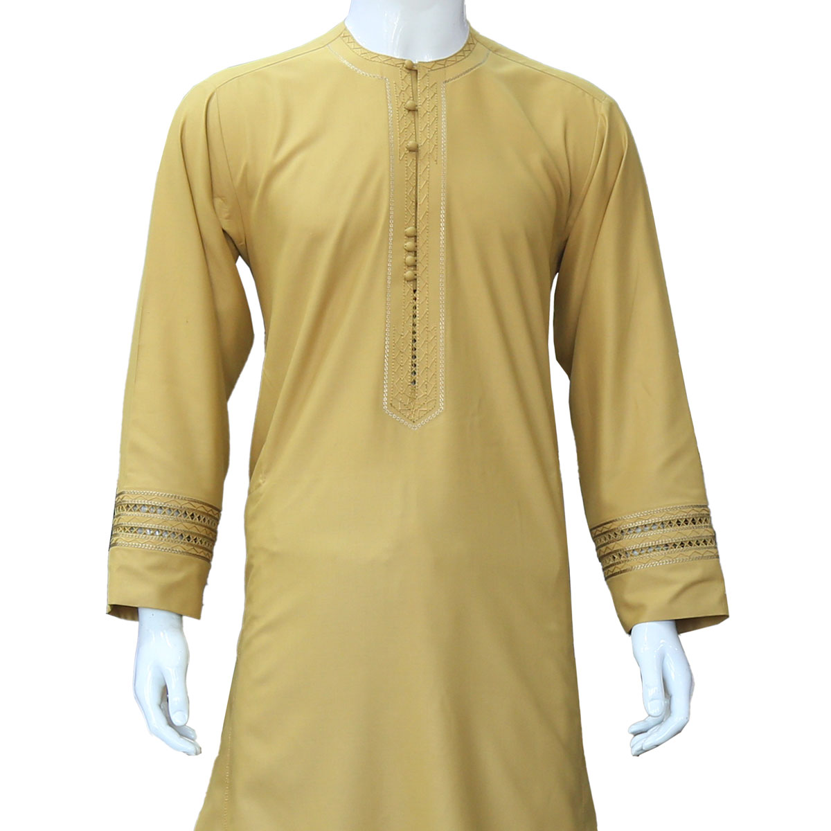 Fawn Yellow Men's Outfit | Fancy Men's Attire