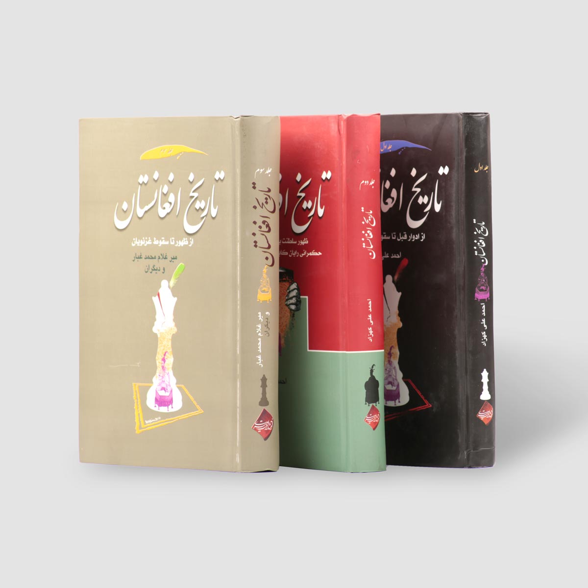 مجموعه کتاب تاریخ افغانستان اثر احمدعلی کهزاد و میر غلام محمد غبار