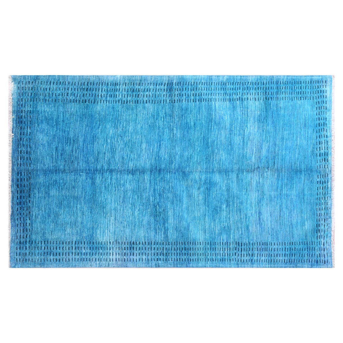 Afghan Simple Design Handwoven Rug |  7' 8" X 4' 6"