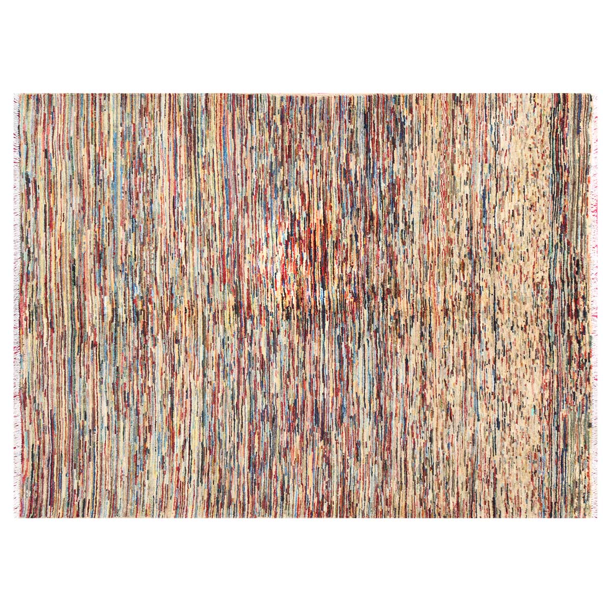 Gaba Gul Sang Handwoven Afghan Area Rug | 5' 7" X 4' 1" 